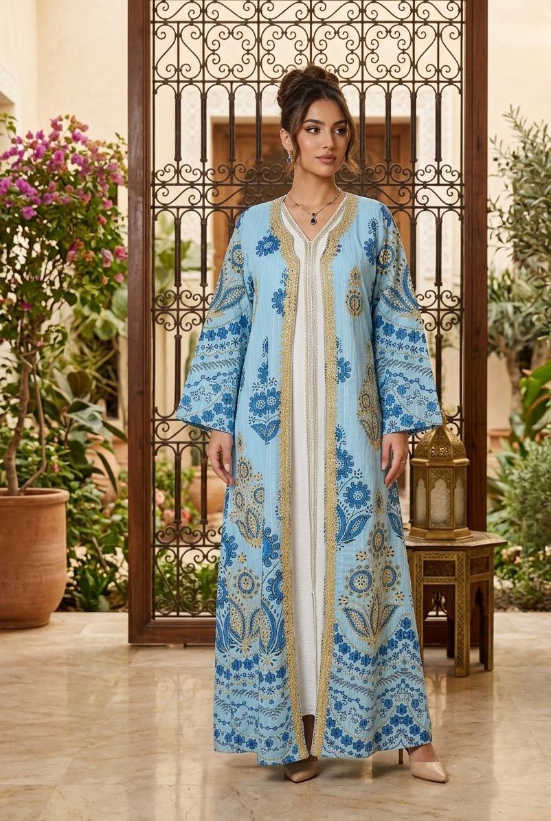 Luna Garden Two-Piece Abaya