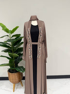 Layali Blossom 3-Piece Abaya Set
