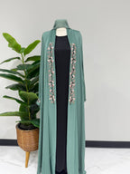 Layali Blossom 3-Piece Abaya Set