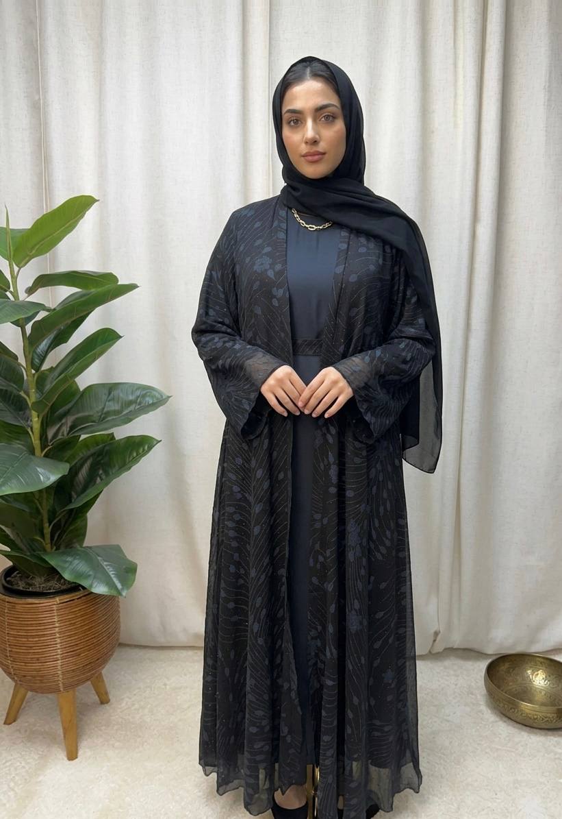 Layali Grace 3-Piece Abaya Set