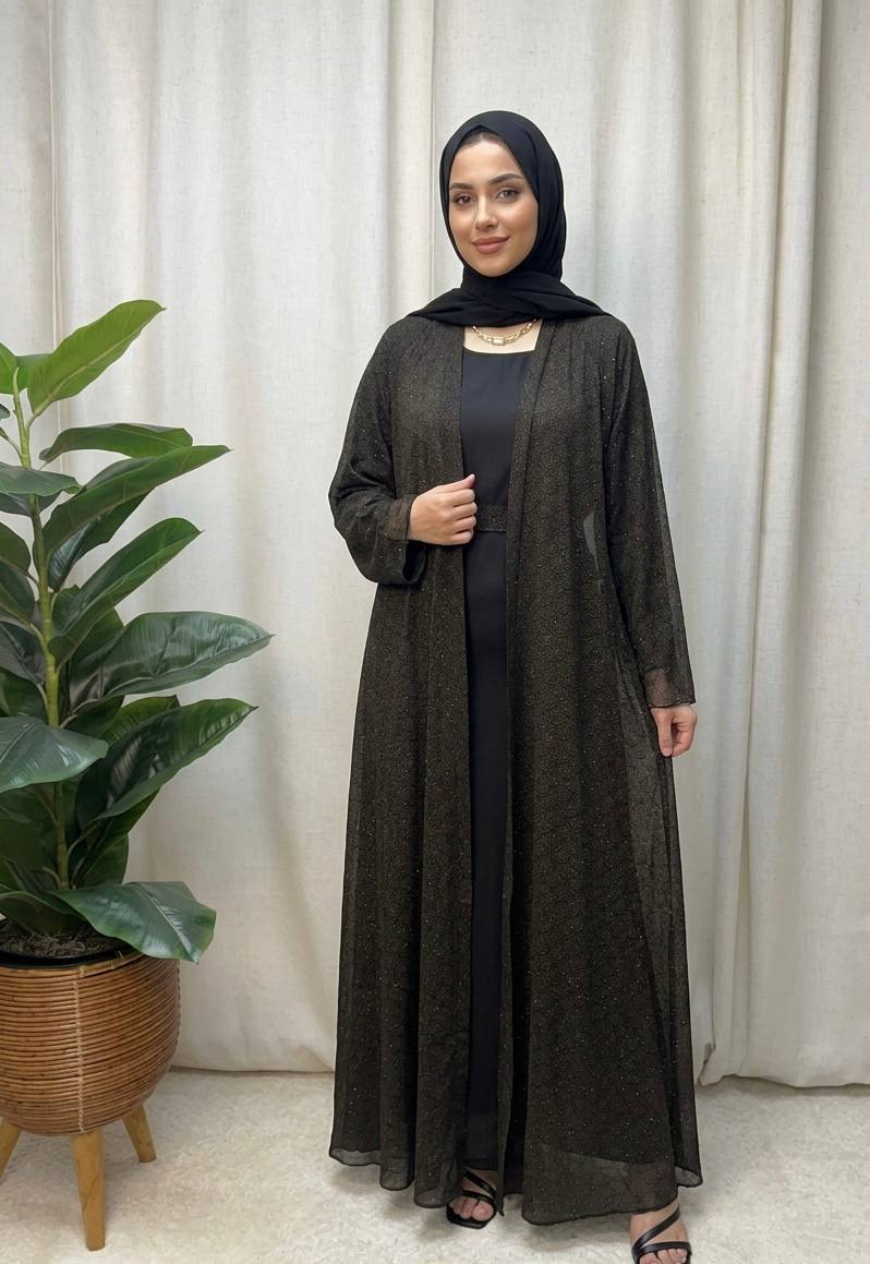 Layali Grace 3-Piece Abaya Set