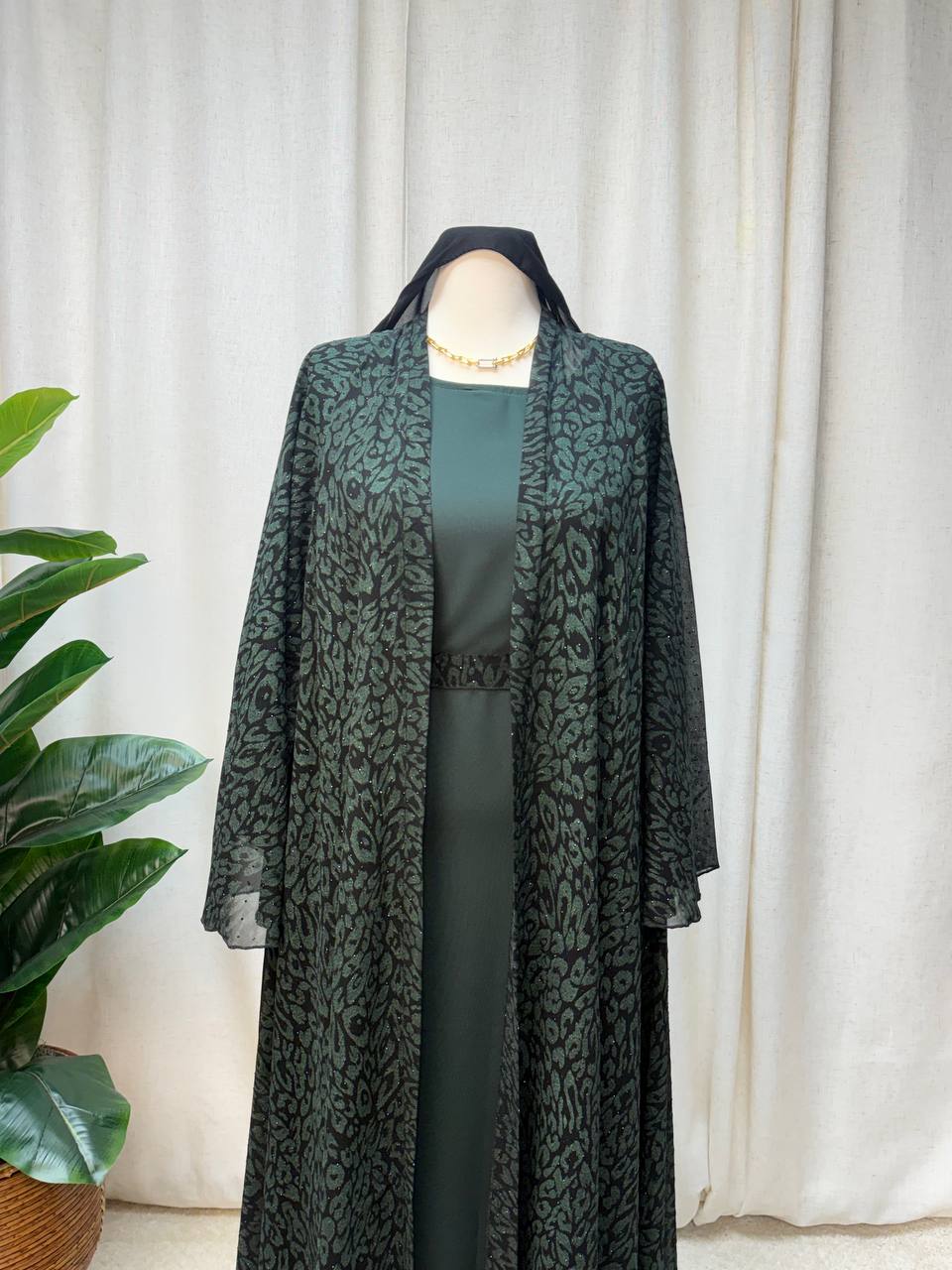 Layali Grace 3-Piece Abaya Set