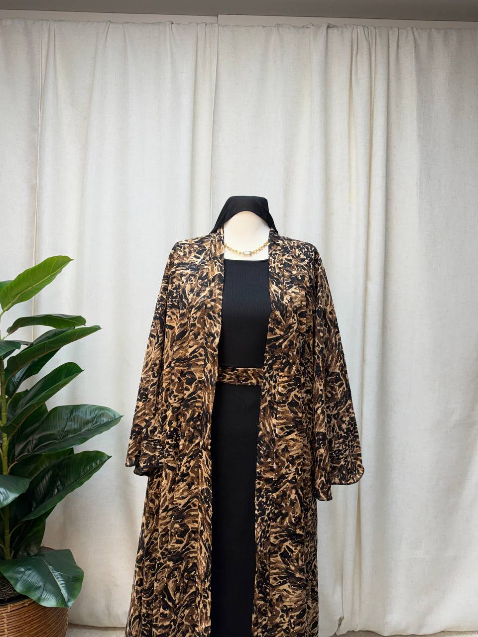 Layali Grace 3-Piece Abaya Set