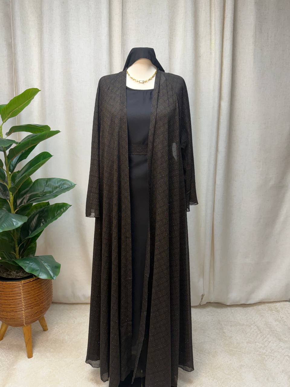 Layali Grace 3-Piece Abaya Set