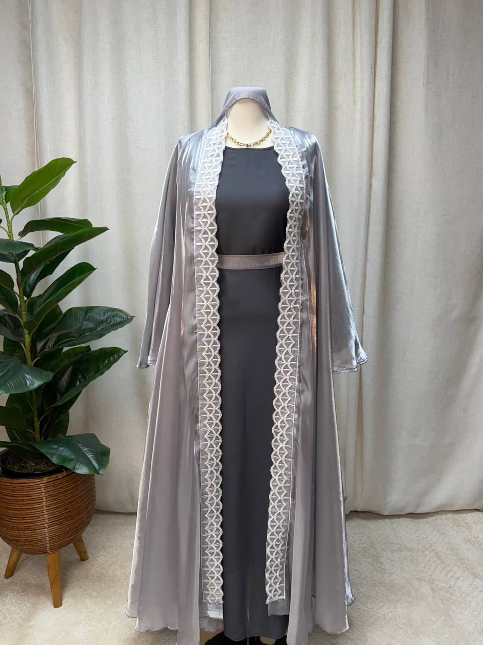 Veloura Organza Abaya