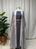 Veloura Organza Abaya