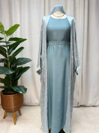 Celeste Crystal Abaya Set