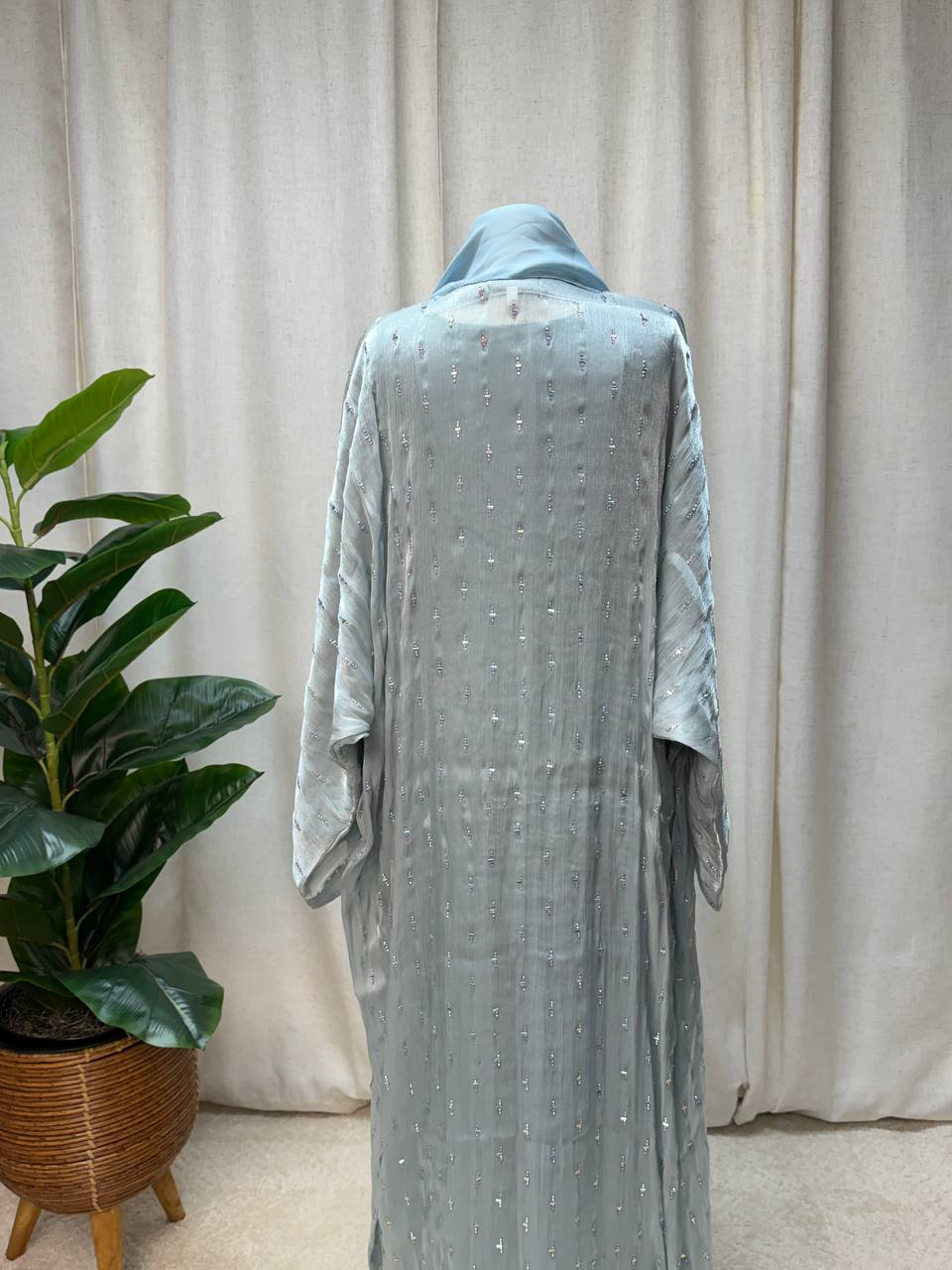 Celeste Crystal Abaya Set