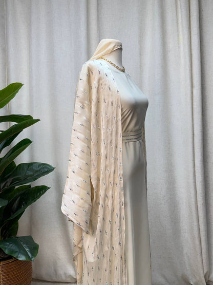 Celeste Crystal Abaya Set