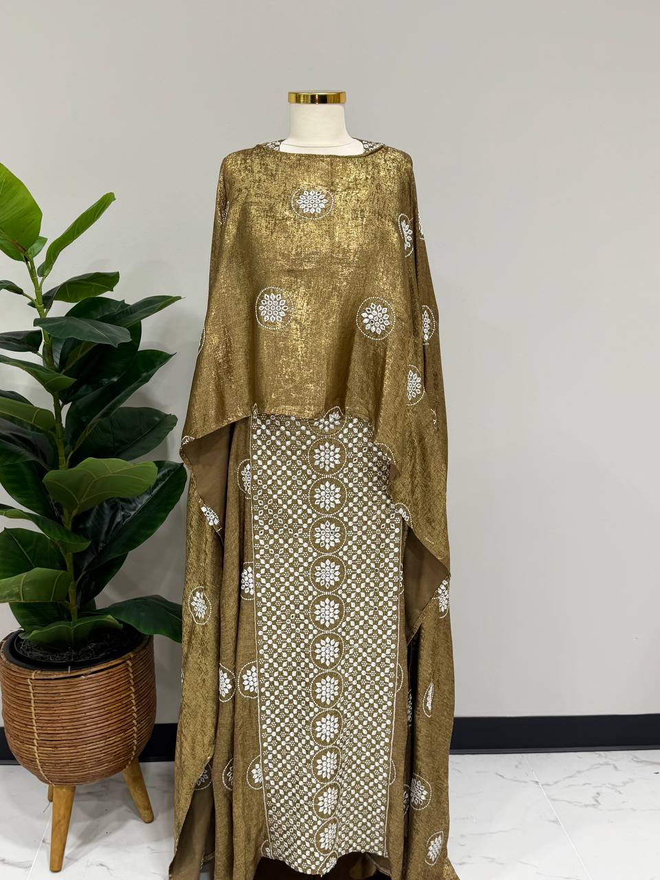 Layali Lurex Butterfly Jalabiya