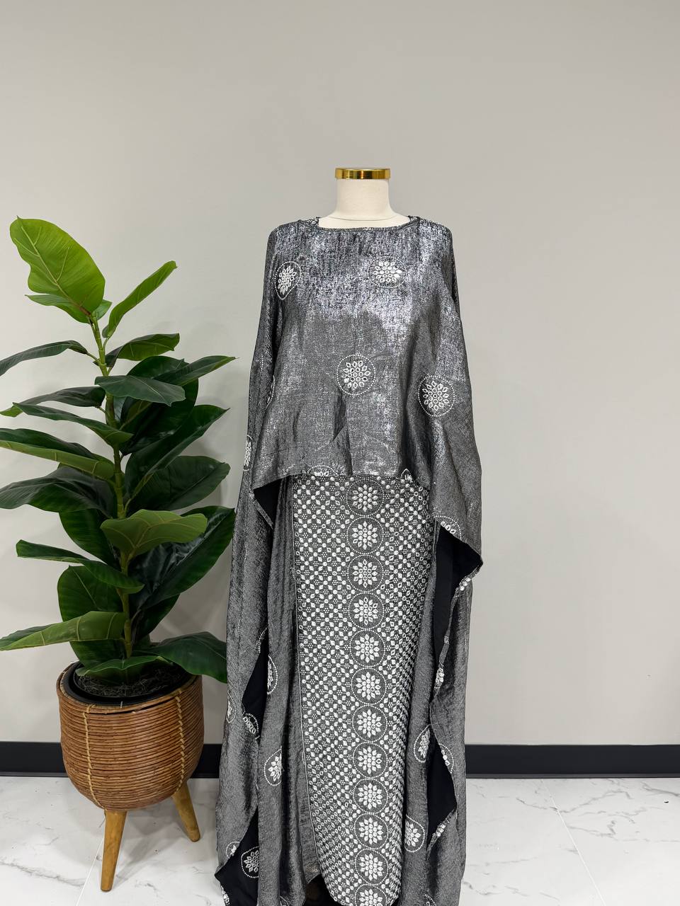 Layali Lurex Butterfly Jalabiya