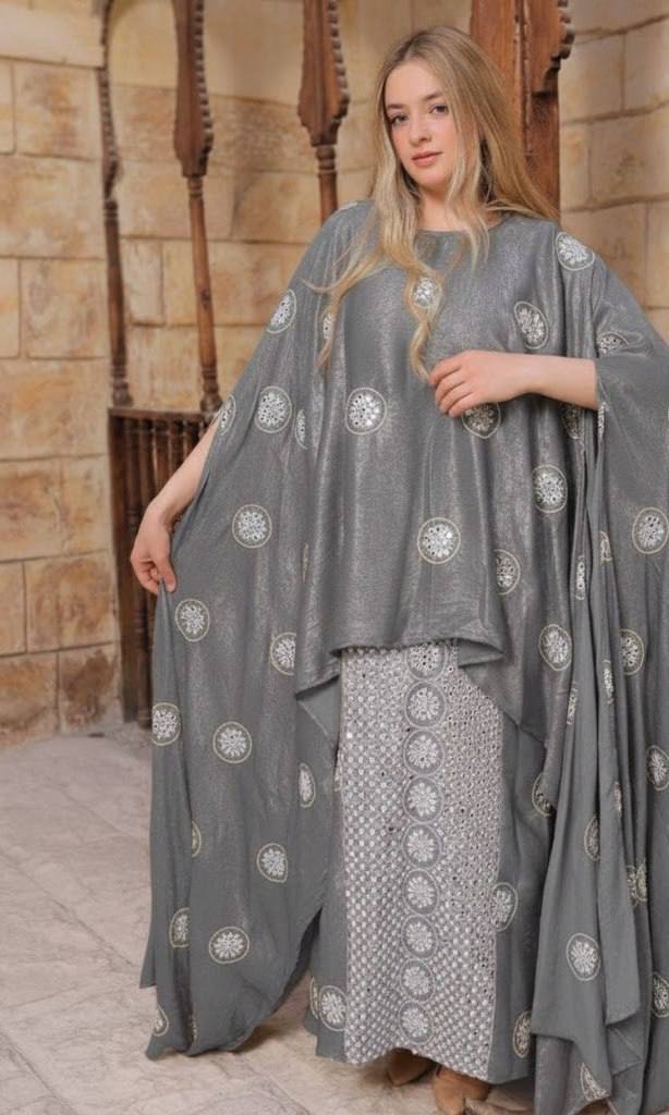 Layali Lurex Butterfly Jalabiya