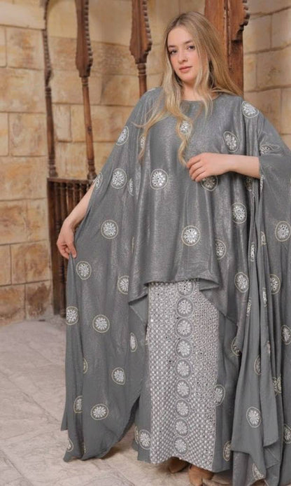 Layali Lurex Butterfly Jalabiya