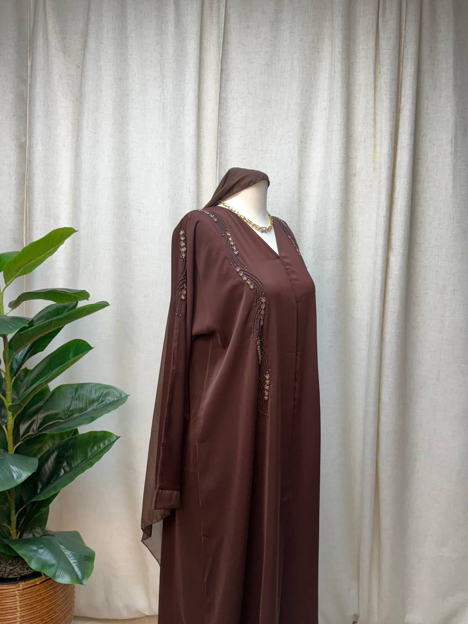 Mocha Grace Abaya