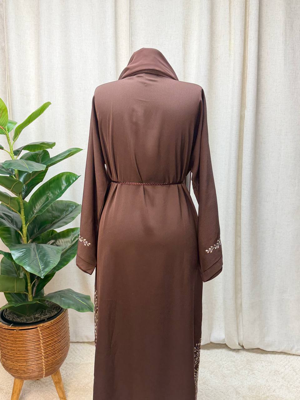 Cocoa Bloom Abaya