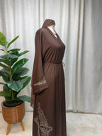 Cocoa Bloom Abaya