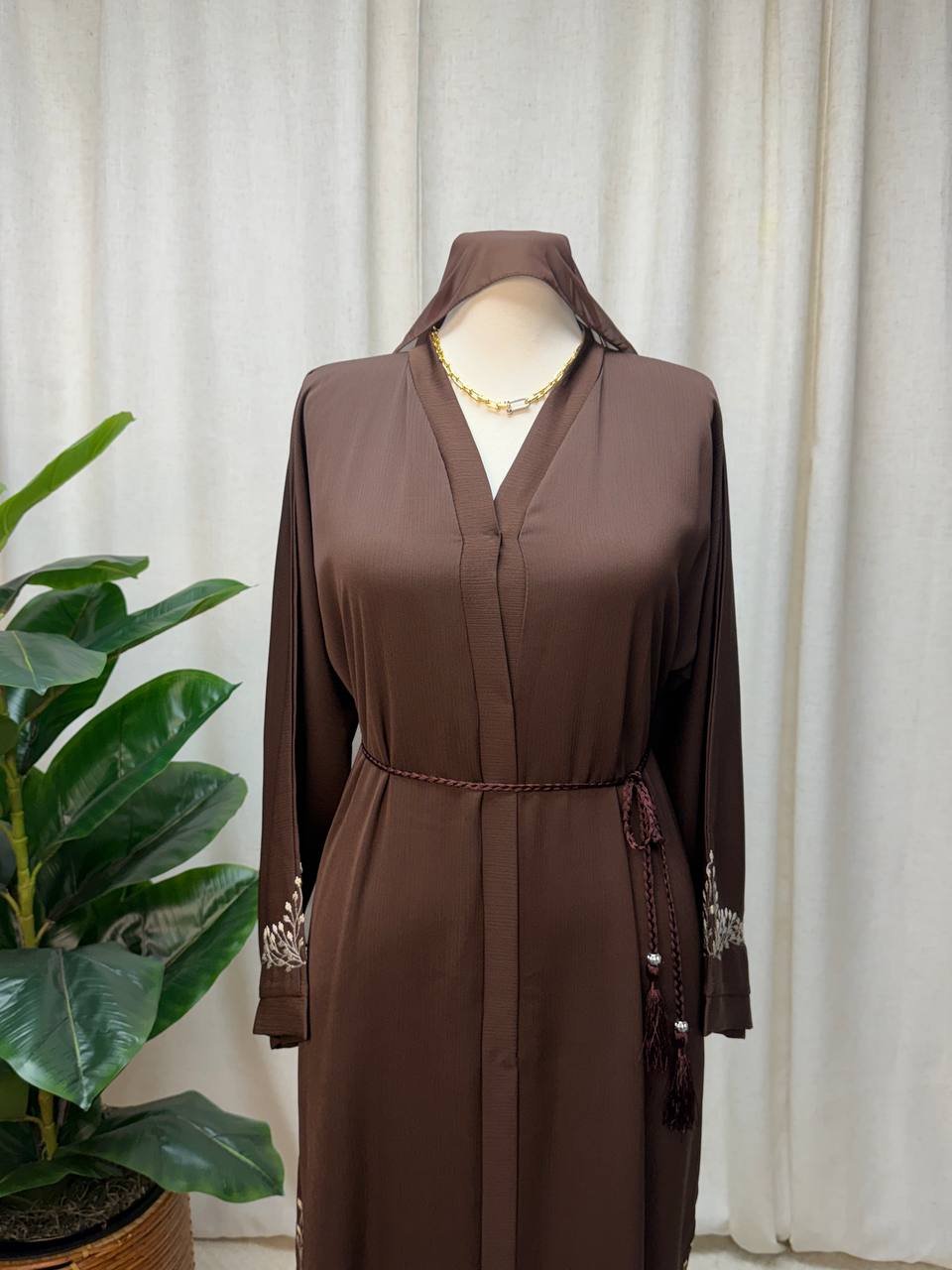 Cocoa Bloom Abaya