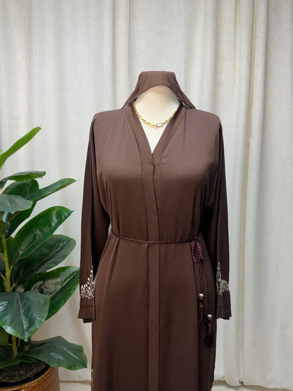 Cocoa Bloom Abaya