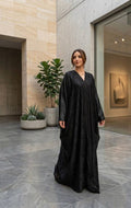 Midnight Royale Butterfly Abaya
