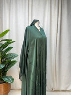 Emerald Veil Abaya