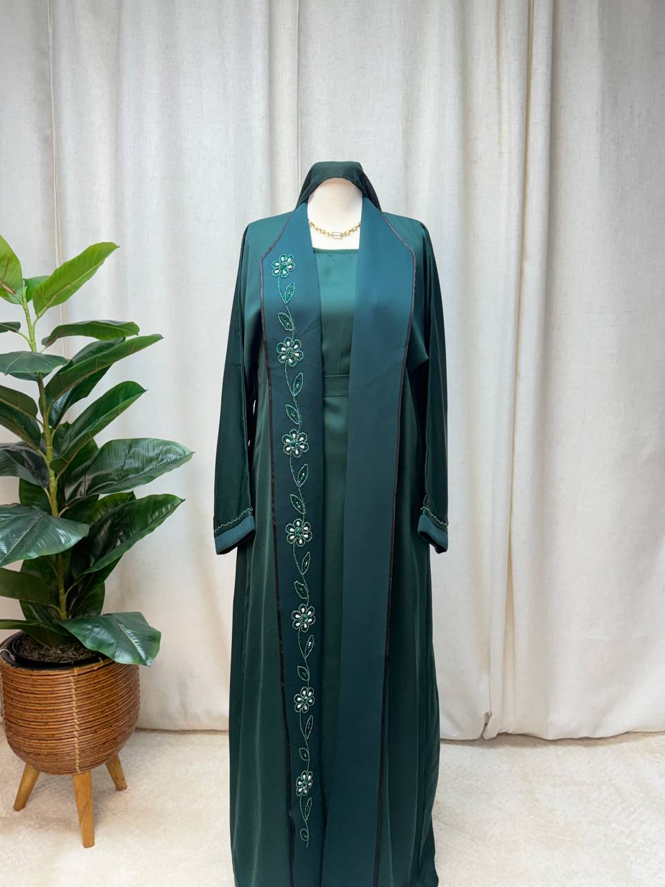 Luna Blossom Abaya Set