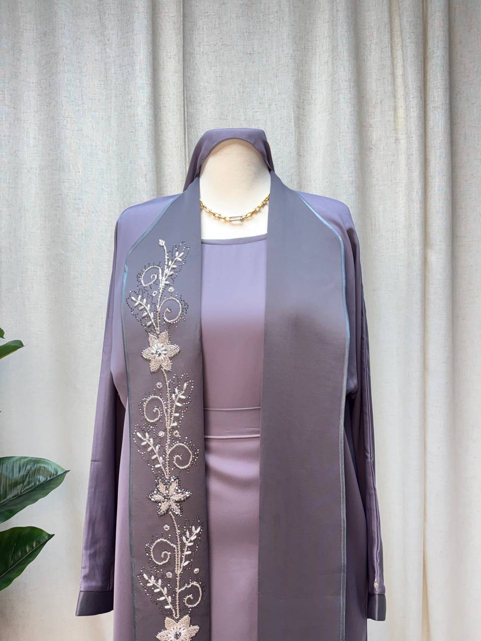 Luna Blossom Abaya Set