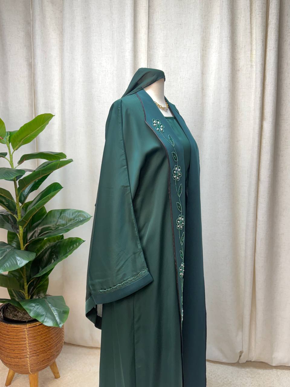 Luna Blossom Abaya Set