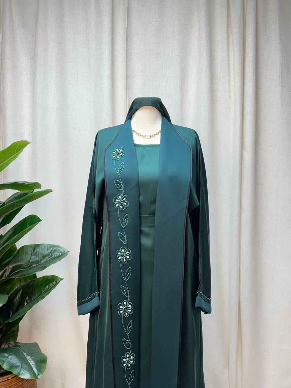 Luna Blossom Abaya Set