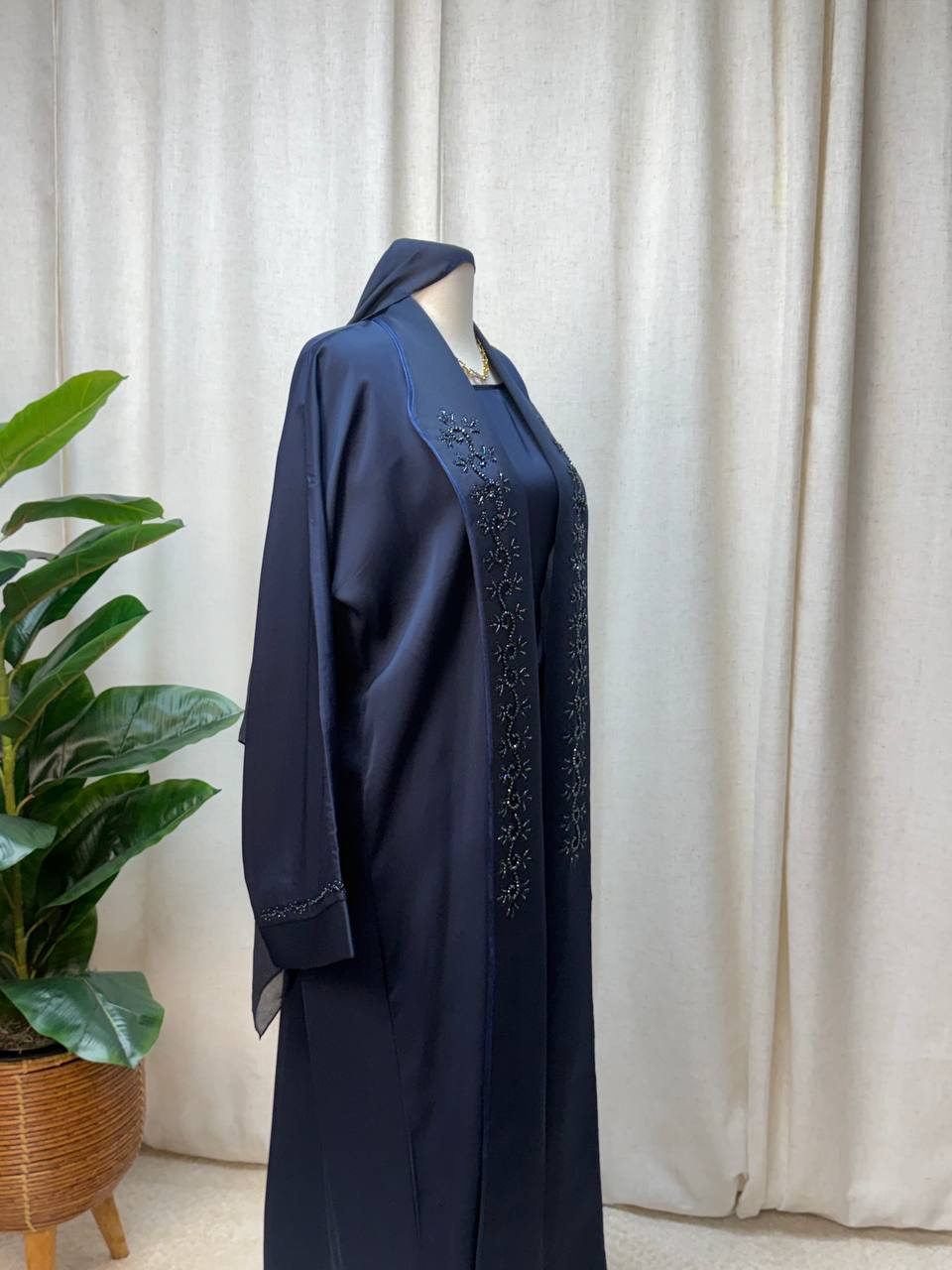 Luna Blossom Abaya Set