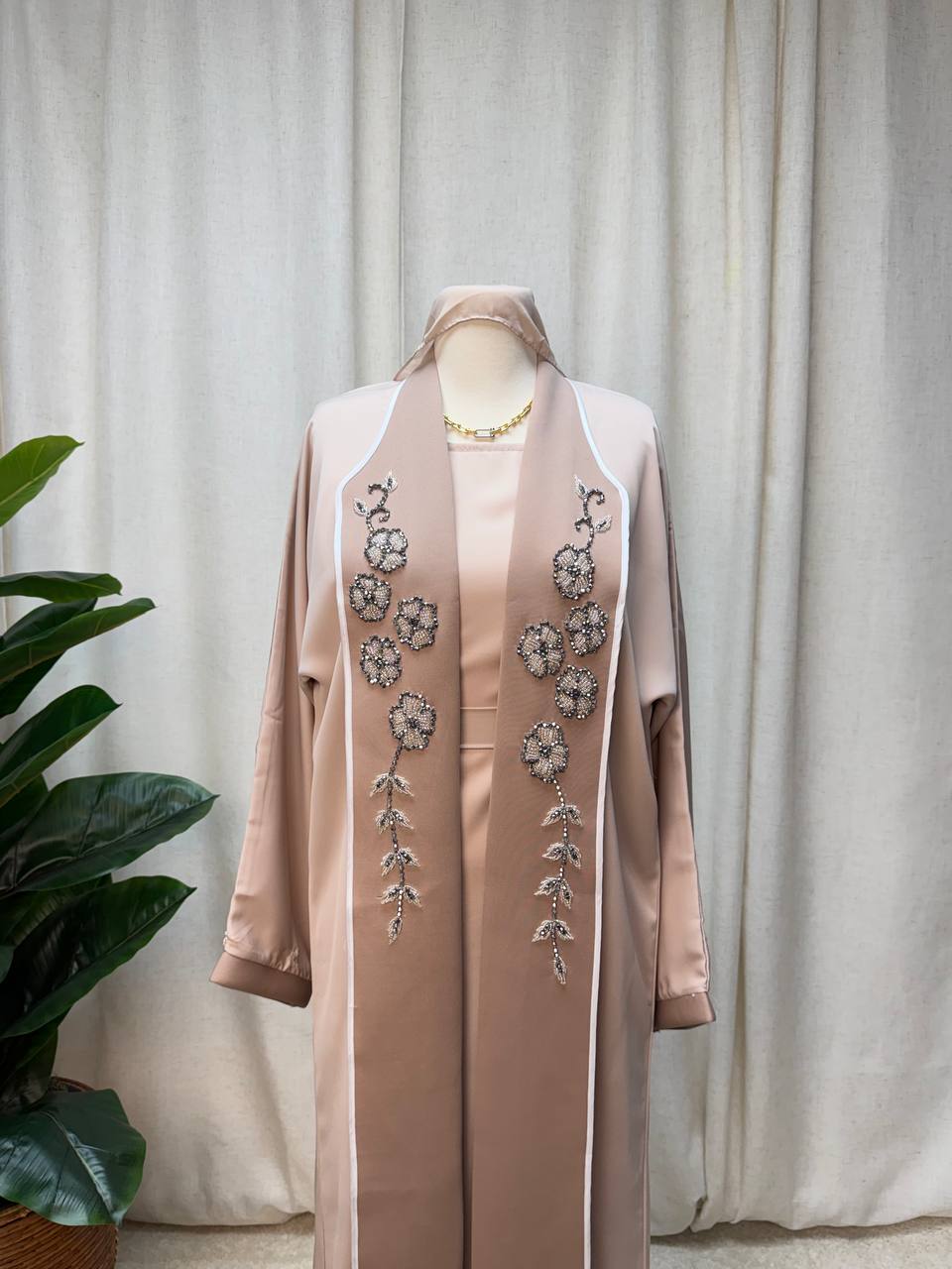 Luna Blossom Abaya Set