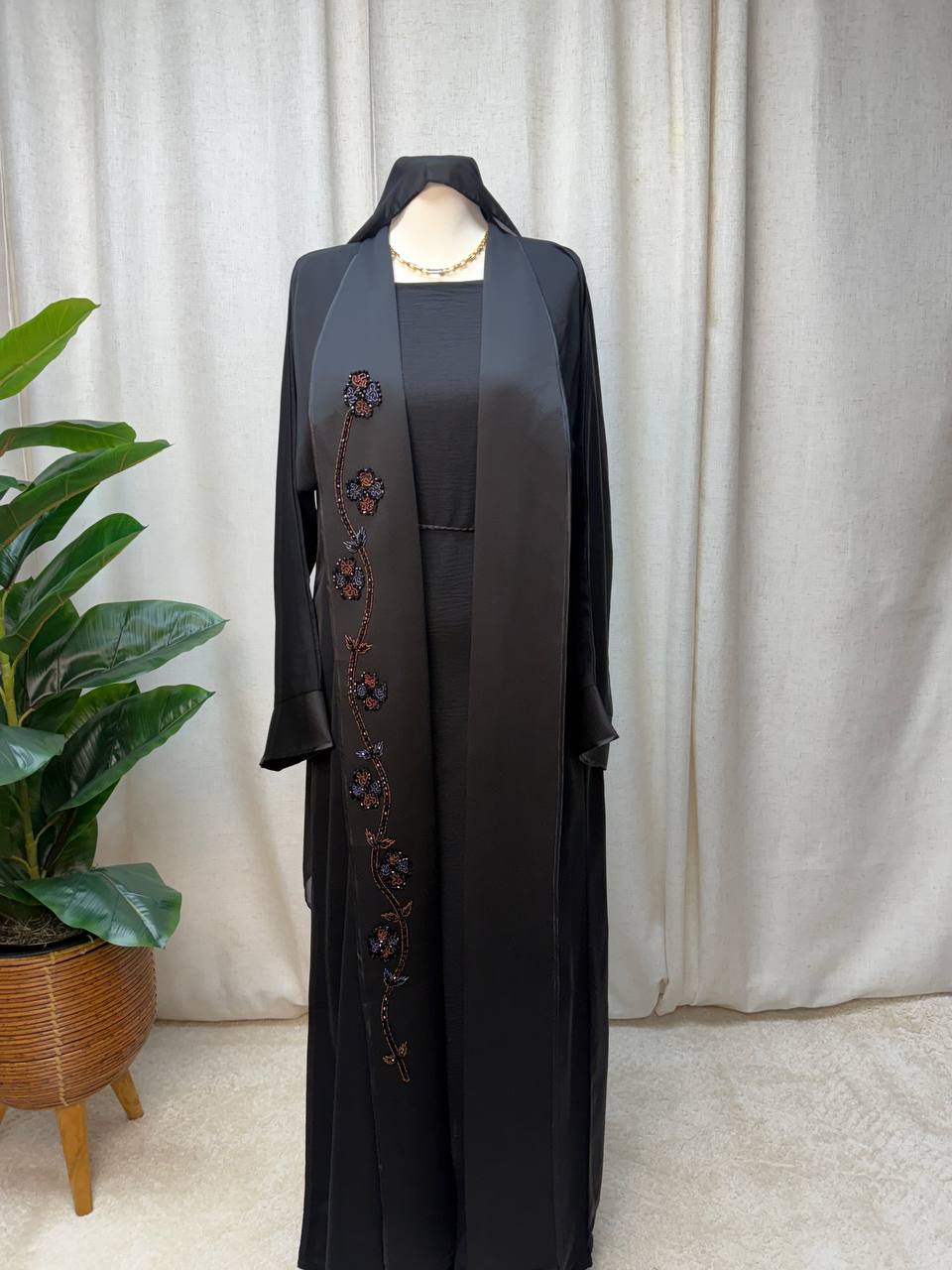 Luna Blossom Abaya Set