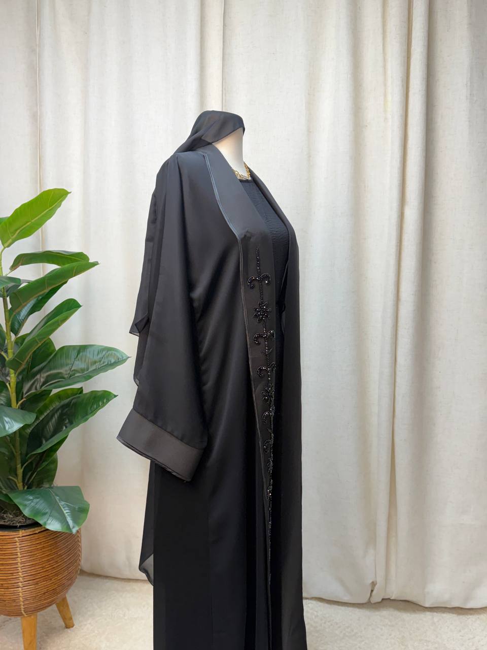 Luna Blossom Abaya Set