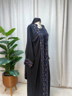 Midnight Petal Abaya