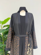 Wild Noir Abaya Set