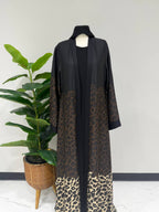 Wild Noir Abaya Set
