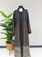 Wild Noir Abaya Set