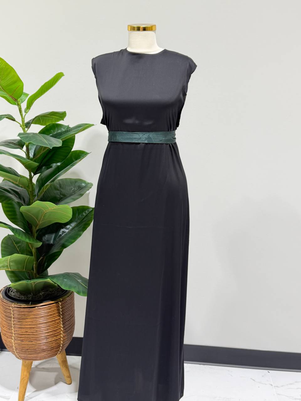 Emerald Veil Abaya Set