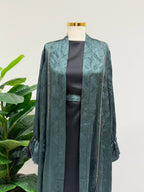 Emerald Veil Abaya Set