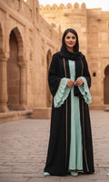 Desert Grace Pleated Abaya