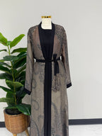 Desert Noir Abaya Set