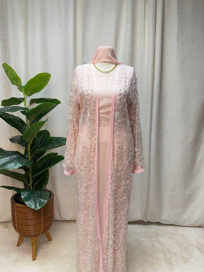 Pearl Veil Abaya
