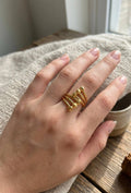 Golden Elegance Ring Collection