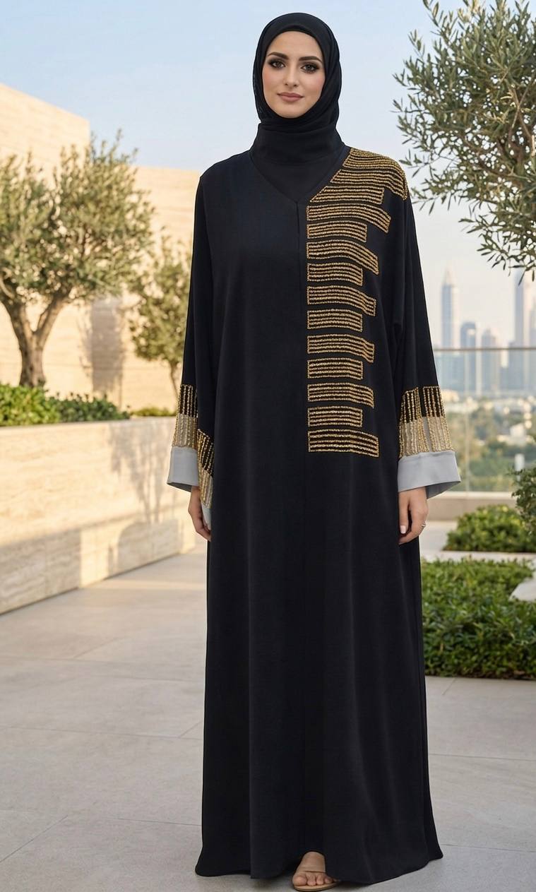 Dubai Nisma Handcrafted Abaya