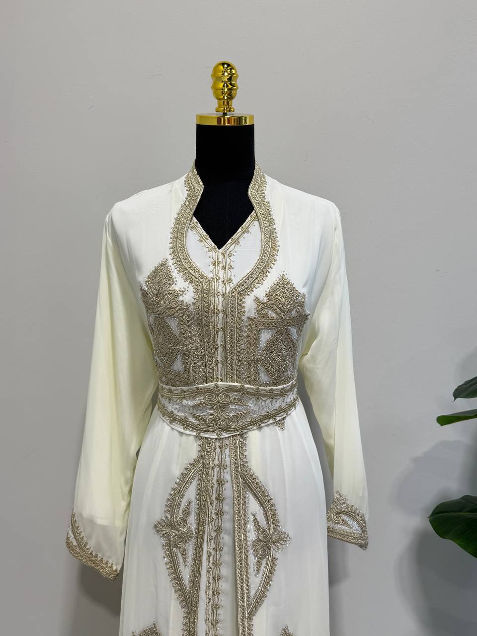 Atlas Princess Moroccan Caftan – Hand Embroidered