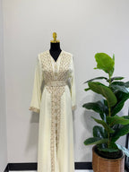 Caftan zena– Hand-Emroidered Moroccan Chiffon Caftan