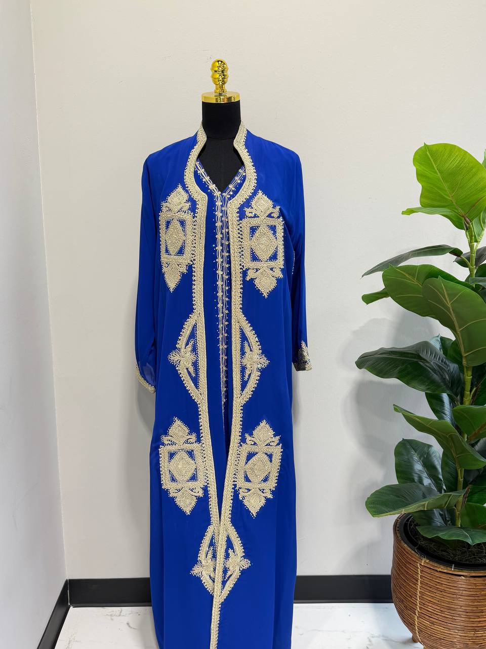 Atlas Princess Moroccan Caftan – Hand Embroidered