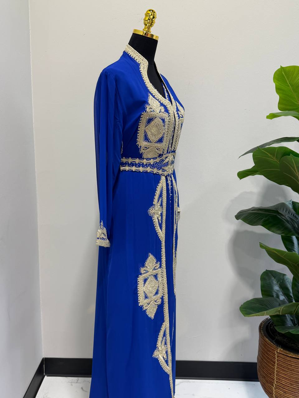 Atlas Princess Moroccan Caftan – Hand Embroidered