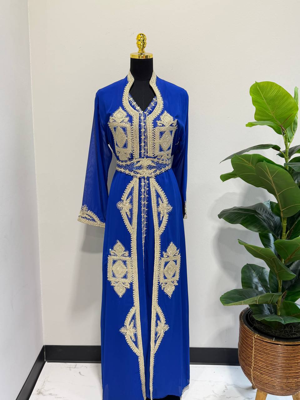 Atlas Princess Moroccan Caftan – Hand Embroidered