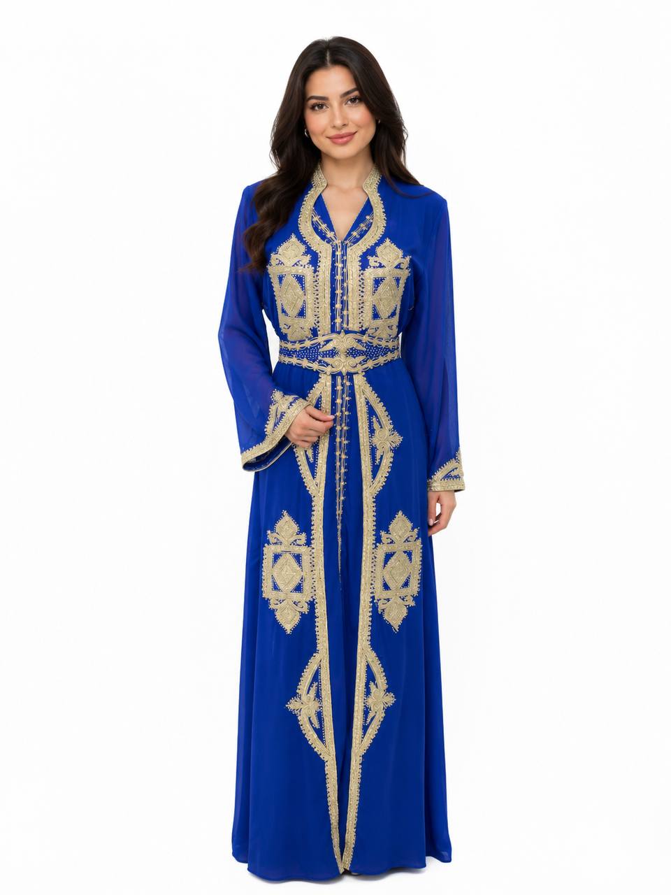 Atlas Princess Moroccan Caftan – Hand Embroidered
