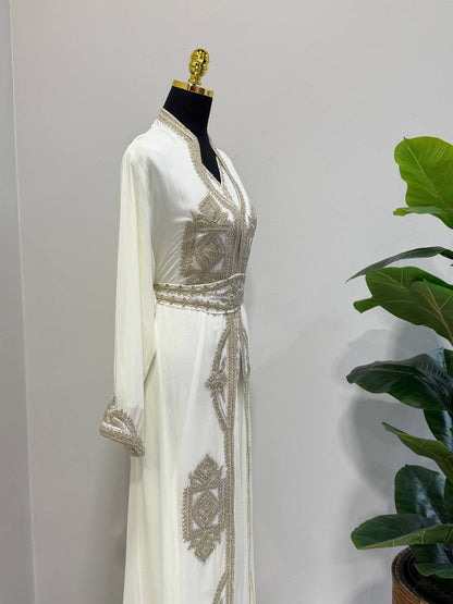 Atlas Princess Moroccan Caftan – Hand Embroidered